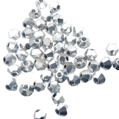 pērle konuss slīpēta 2mm (50gab) Crystal Labrador full, Ķīna