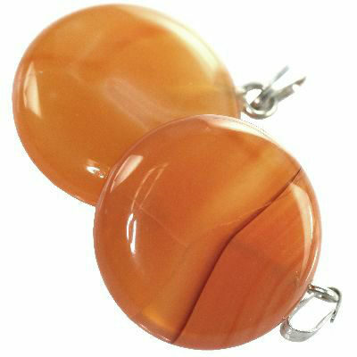 piekariņš 20mm Carnelian (oranžs Halcedons)